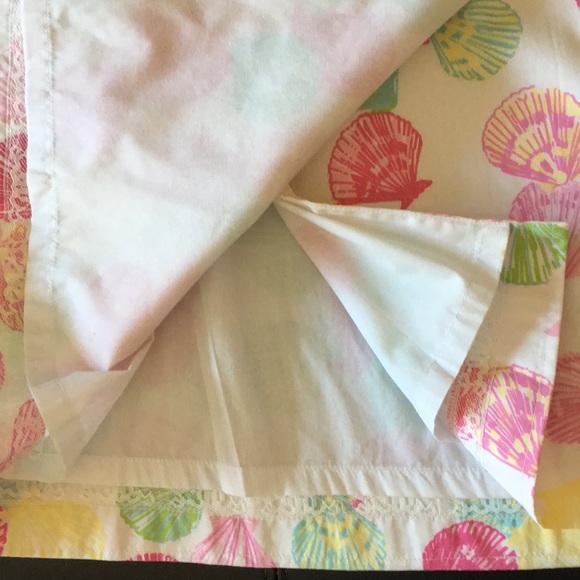 Lilly Pulitzer seashell gingham wrap skirt size 2 - Picture 4 of 5